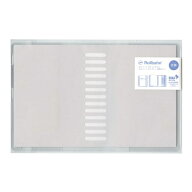 ロルバーン ポケット付メモ カバー 抗菌 Mサイズ【クリア】