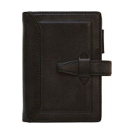 ダヴィンチ ミニ5穴 ロロマ クラシック リング径11mm【ブラック】システム手帳