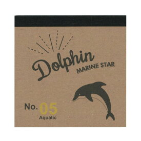 アクアチック スクエアメモ 100枚【イルカ】