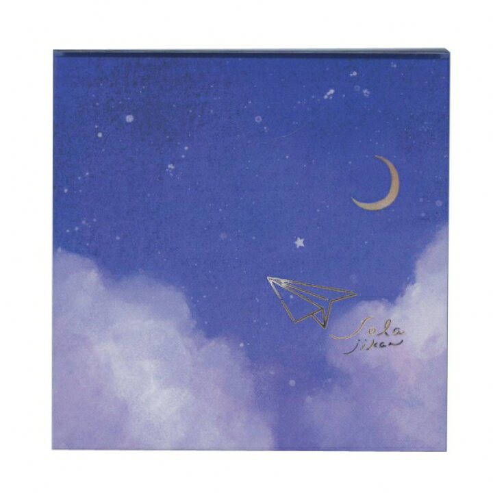 楽天市場 リュリュ 空時間のメモパッド 夜の灯 ブロックメモ きれい 空模様 Som05 あす楽対応 文具 文房具のkdm 楽天市場支店