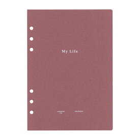 LACONIC／ラコニック スタイルノート A5サイズ 6穴リフィル 【MyLife】 LGF30-45【あす楽対応】