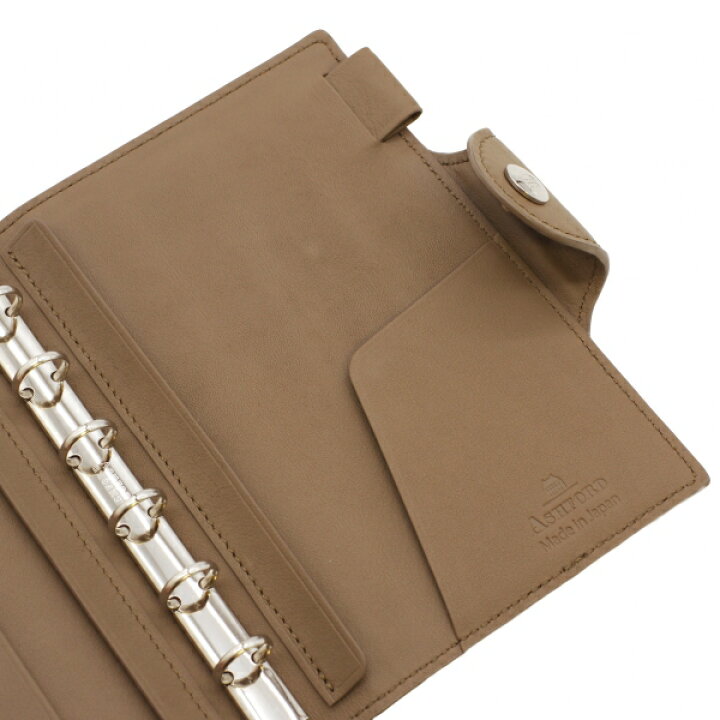 楽天市場】ヴェルール ミニ6 11mm ホック システム手帳【トープ】M6  