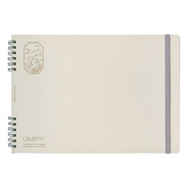 Quarry notebook/クオリーノートブック B5wide 方眼【ivory】