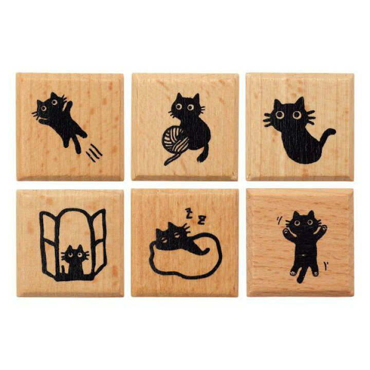 楽天市場】ウッドスタンプ 猫ちゃんシリーズ 【MM-716】かわいい 