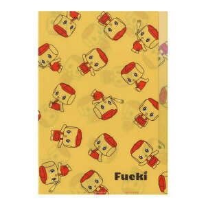 フエキくん インデックスクリアホルダー 3ポケット 【B】かわいい