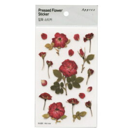 Pressed Flower Stickers /押し花 ステッカー【ミニローズ】