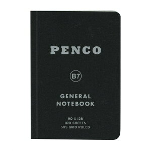 penco/ペンコ ソフトPPノート B7【ブラック】