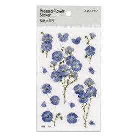 Pressed Flower Stickers /押し花 ステッカー【フラックス】
