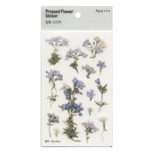Pressed Flower Stickers /������ �X�e�b�J�[�y���X�t���b�N�X�z