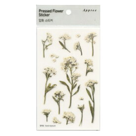 Pressed Flower Stickers /押し花 ステッカー【スイートアリッサム】