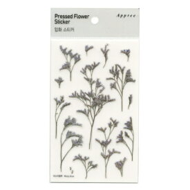 Pressed Flower Stickers /押し花 ステッカー【ミスティブルー】