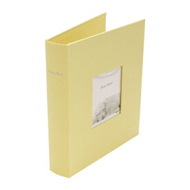 フォトフレームアルバム バインダー式 【ペールイエロー】