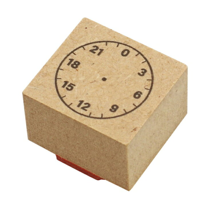楽天市場 スタンプマルシェ 時計 24時間表記 バーチカルサイズ スタンプ B 129 あす楽対応 文具 文房具のkdm 楽天市場支店