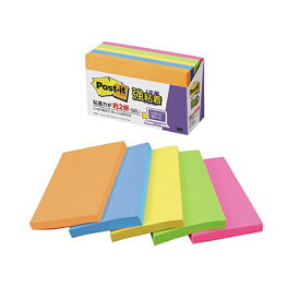 ポストイット強粘着ノート 蛍光混色 (アソート)
