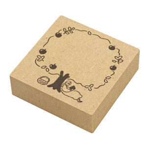 マールちゃん フレーム スタンプ りんごの木