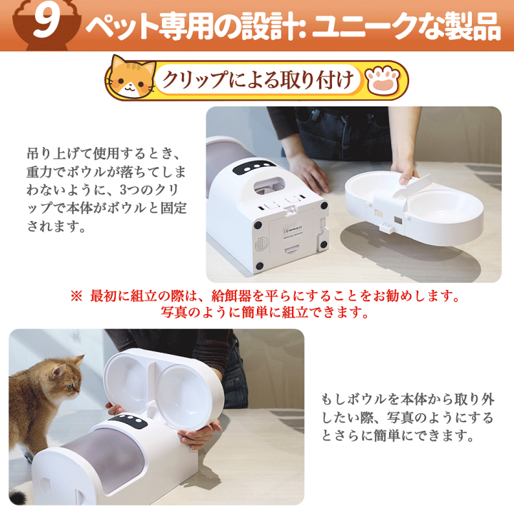珍しい 楽天市場】自動給餌器 猫 給餌器 犬 多頭飼い 2匹 犬用留守 自動 食器・餌やり・水やり用品
