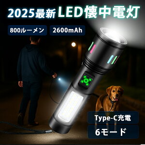 d LEDCg  ^ 2600mAh e Type-C[d h Rp A~ ϏՌ COBƓ 6[h Y[@\ 500mƎ ԐFSOSCg d h nk΍ ƒp Lv 