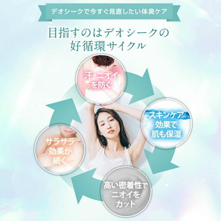 楽天市場】【5/29 18:00まで】デオシーク 薬用 デオドラント クリーム 