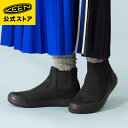 SALE 30%OFF【公式】 KEEN キーン レディース エレナ チェルシー ELENA CHELSEA ブーツ サイドゴアブーツ ミットカット シンプル ブラック 黒