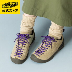【公式】 KEEN キーン レディース ジャスパー JASPER スニーカー ローカット 紫 ベージュ