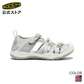 【公式】 KEEN キーン リトルキッズ 15-19.5cm モキシー サンダル MOXIE SANDAL つま先保護 女の子 ピンク シルバー