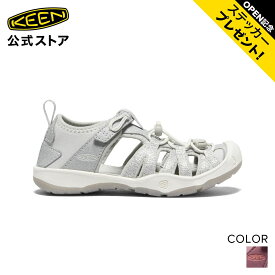 【公式】 KEEN キーン リトルキッズ 15-19.5cm モキシー サンダル MOXIE SANDAL つま先保護 女の子 ピンク シルバー