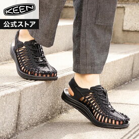 【公式】 KEEN キーン メンズ ユニーク UNEEK サンダル アウトドア キャンプ ブラック 黒