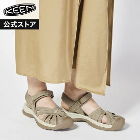 【公式】 KEEN キーン レディース ローズ サンダル ROSE SANDAL アウトドア キャンプ 厚底 歩きやすい ベージュ