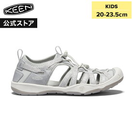 【公式】 KEEN キーン ビッグキッズ 20-23.5cm モキシー サンダル MOXIE SANDAL つま先保護 女の子 シルバー 1018360