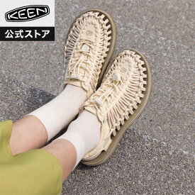 【公式】 KEEN キーン レディース ユニーク UNEEK サンダル アウトドア キャンプ ホワイト 白