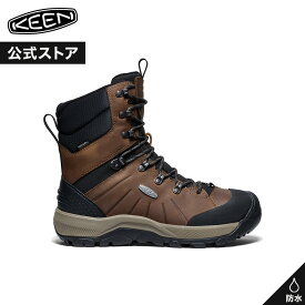 【公式】 KEEN キーン メンズ レヴェル フォー ハイ ポーラー REVEL IV HIGH POLAR ブーツ スノーブーツ ミッドカット ミドルカット 防水 アウトドア キャンプ シンプル カジュアル 秋冬 冬 ブラウン 茶色
