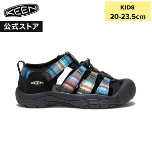 �y�����z KEEN �L�[�� �r�b�O�L�b�Y 20-23.5cm �j���[�|�[�g �G�C�`�c�[ NEWPORT H2 �T���_�� �ܐ�ی� �j�̎q ���̎q �u���b�N �� 1026280