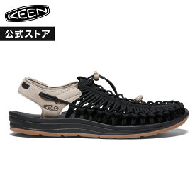 【公式】 KEEN キーン メンズ ユニーク UNEEK サンダル アウトドア キャンプ ブラック ベージュ ホワイト 黒 白