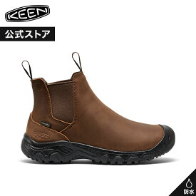 【公式】 KEEN キーン メンズ アンカレッジ ブーツ フォー ウォータープルーフ ANCHORAGE BOOT IV WP ブーツ スノーブーツ ミッドカット ミドルカット サイドゴアブーツ 防水 アウトドア キャンプ シンプル カジュアル 秋冬 冬 ブラウン 茶色