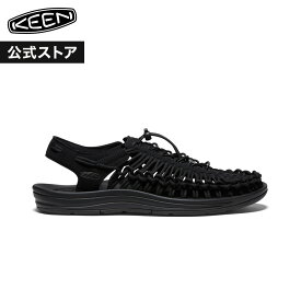 【公式】 KEEN キーン メンズ ユニーク UNEEK サンダル アウトドア キャンプ ブラック ベージュ ホワイト 黒 白