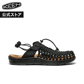 【公式】 KEEN キーン オールジェンダー ユニーク ツー コンバーチブル UNEEK II CONVERTIBLE メンズ レディース サンダル 軽量 定番 アウトドア キャンプ フェス シンプル カジュアル ブラック 黒 スニーカーサンダル
