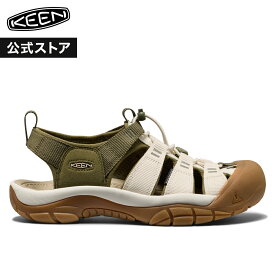 【公式】 KEEN キーン メンズ ニューポート エイチツー NEWPORT H2 サンダル 軽量 定番 アウトドア キャンプ フェス シンプル カジュアル ベージュ カーキ スニーカーサンダル