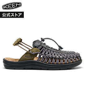 【公式】 KEEN キーン ユニセックス ユニーク ツー コンバーチブル UNEEK II CONVERTIBLE サンダル 軽量 定番 アウトドア キャンプ フェス シンプル カジュアル グレー スニーカーサンダル