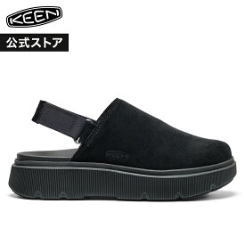 【公式】 KEEN キーン レディース エル ミラ ミュール ELLE MILA MULE サンダル 軽量 厚底 アウトドア キャンプ フェス シンプル カジュアル ブラック 黒