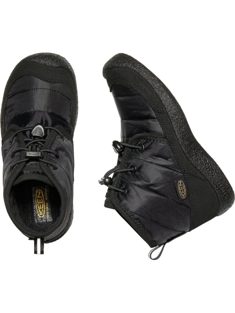 買物(KIDS)HOWSER II CHUKKA WP (キッズ)ハウザー ツー チャッカ ウォータープルーフ KEEN キーン シューズ・靴 その他のシューズ・靴 ブラック[Rakuten Fashion]