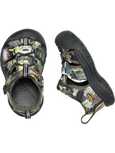 (KIDS)NEWPORT H2 / (�L�b�Y)�j���[�|�[�g �G�C�`�c�[ KEEN �L�[�� �V���[�Y�E�C �T���_�� �J�[�L�O���[���y���������z[Rakuten Fashion]