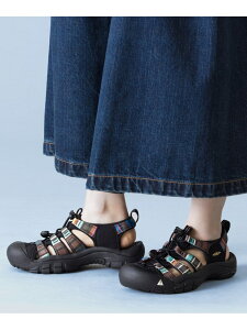 (WOMEN)NEWPORT H2 / (���f�B�[�X)�j���[�|�[�g �G�C�`�c�[ KEEN �L�[�� �V���[�Y�E�C �T���_�� �u���b�N�y���������z[Rakuten Fashion]