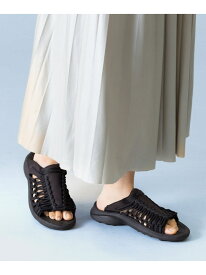 (WOMEN)UNEEK SNK SLIDE / (レディース)ユニーク スニーク スライド KEEN キーン シューズ・靴 サンダル ブラック【送料無料】[Rakuten Fashion]