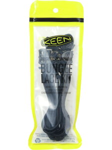 BUNGEE SHOELACE KIT ���j�Z�b�N�X �o���W�[ �V���[���[�X �L�b�g KEEN �L�[�� �V���[�Y�E�C �V���[�P�A�p�i�E�V���[�Y���� �u���b�N[Rakuten Fashion]
