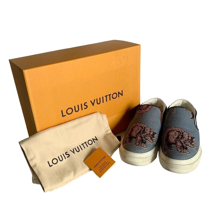 楽天市場】「中古」LOUIS VUITTON ルイヴィトン MS1106 靴 スリッポン 