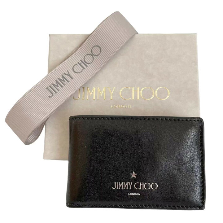 楽天市場】「未使用」未使用展示品 JIMMY CHOO ジミーチュウ 2つ折り  