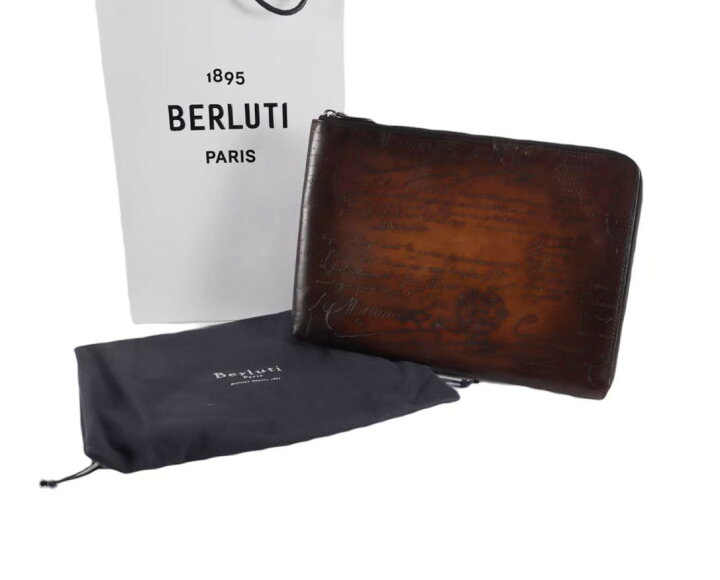 楽天市場】「中古」美品 BERLUTI ベルルッティ クラッチバッグ NINO 