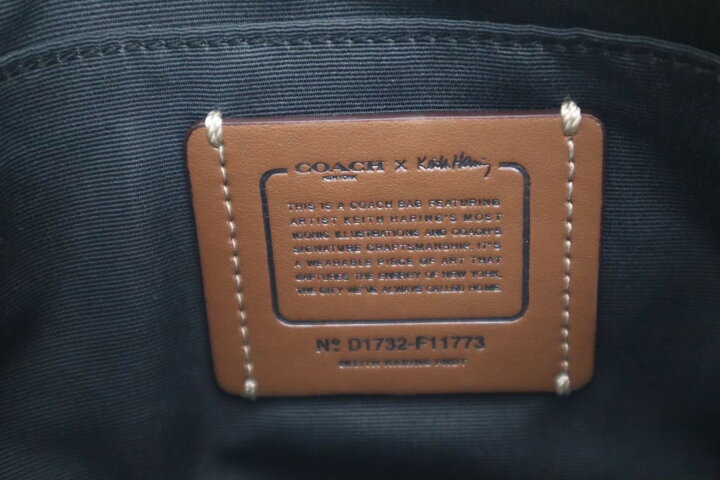 楽天市場】「中古」COACH コーチ F11773 キース ヘリング コラボ 