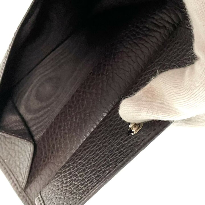 楽天市場】［未使用］ GUCCI グッチ 二つ折り財布 GGキャンバス 292534 