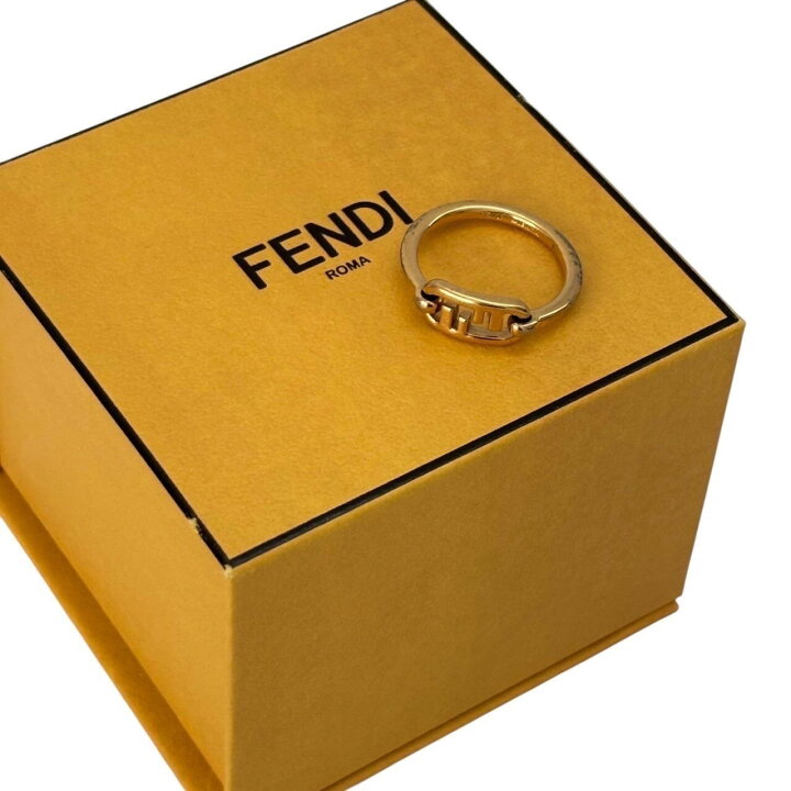 楽天市場】「中古」FENDI フェンディ ブランド小物 リング 金 指輪 